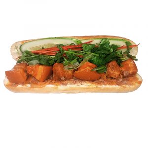 Braised pork belly with coconut